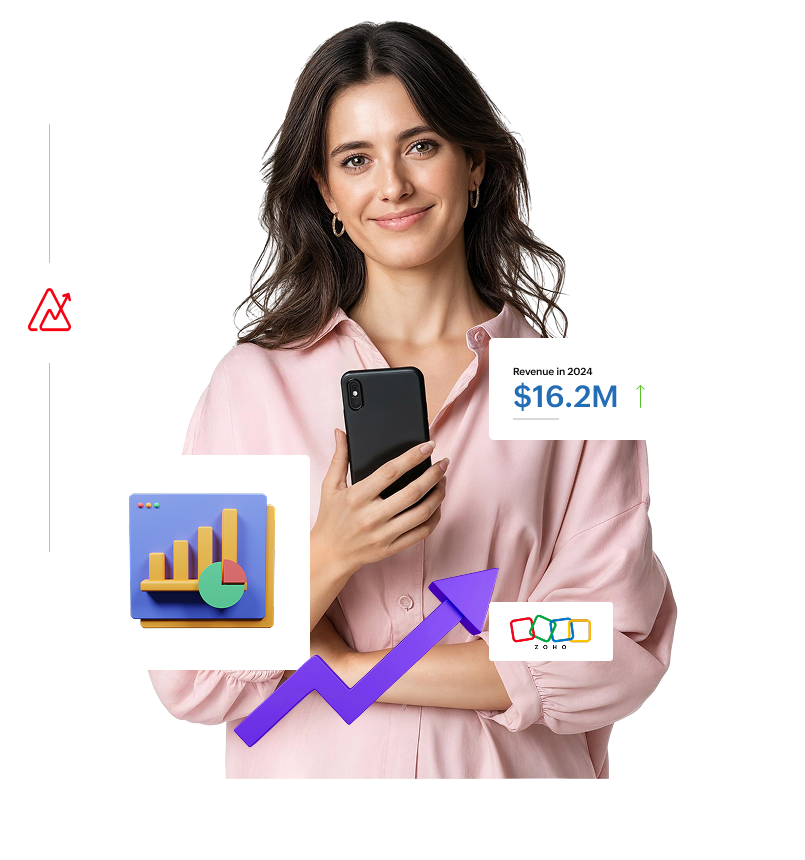 Zoho Analytics business intelligence and reporting tool ksa