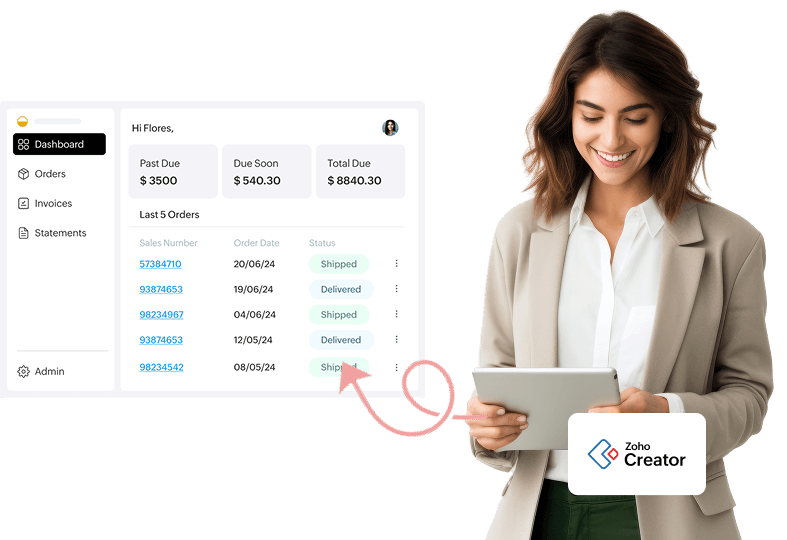 Zoho Creator low-code application development platform