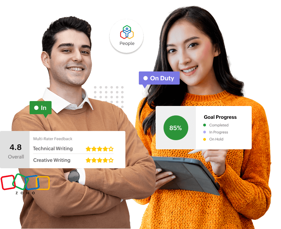 Zoho People HR management and employee tracking system uae